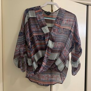 Woman’s sheer top size M